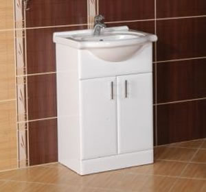 White Gloss Vanity Unit