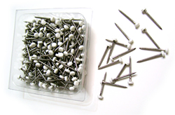 30mm Stainless Steel White Top Pins