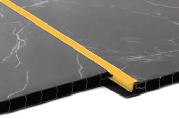 Brass Trim for PVC Panels